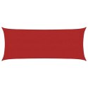  Żagiel przeciwsłoneczny, 160 g/m², czerwony, 2x4,5 m, HDPE