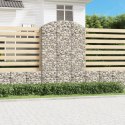  Łukowaty kosz gabionowy 150x50x220/240 cm, galwanizowane żelazo