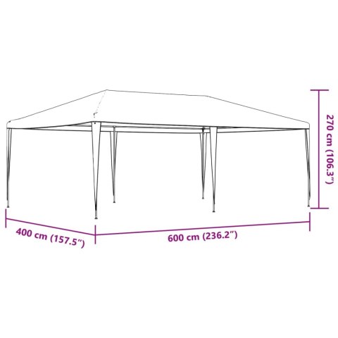 Namiot imprezowy, 4x6 m, antracytowy, 90 g/m² Namiot imprezowy, 4x6 m, antracytowy, 90 g/m²