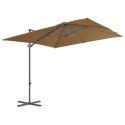  Parasol ogrodowy z przenośną podstawą, taupe