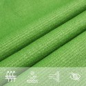  Żagiel przeciwsłoneczny, 160 g/m², jasnozielony, 3x6 m, HDPE