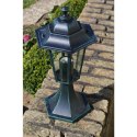  Lampy ogrodowe, 2 szt., ciemnozielone/czarne, aluminium