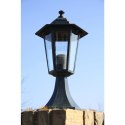  Lampy ogrodowe, 2 szt., ciemnozielone/czarne, aluminium