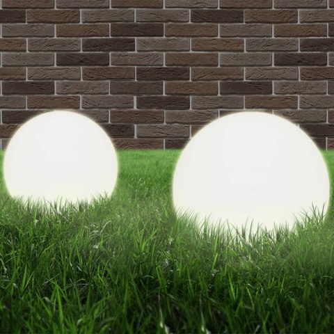 Lampy ogrodowe LED, 4 szt., kuliste, 30 cm, PMMA Lampy ogrodowe LED, 4 szt., kuliste, 30 cm, PMMA
