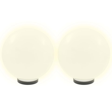 Lampy ogrodowe LED, 4 szt., kuliste, 30 cm, PMMA Lampy ogrodowe LED, 4 szt., kuliste, 30 cm, PMMA