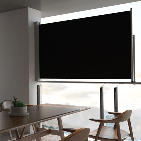  Tarasowa, zwijana markiza boczna, 140 x 300 cm, czarna