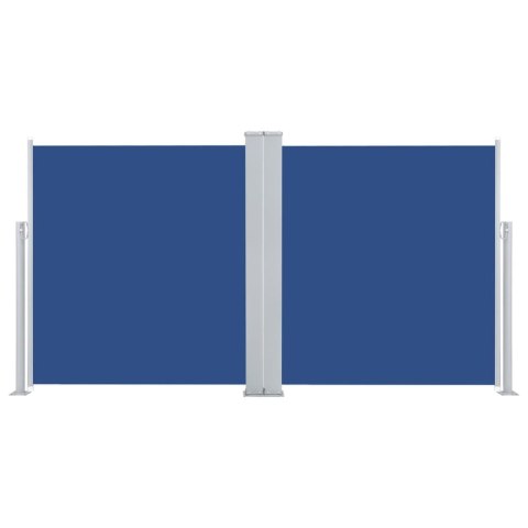 Zwijana markiza boczna, 140 x 600 cm, niebieska Zwijana markiza boczna, 140 x 600 cm, niebieska