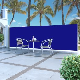  Zwijana markiza boczna, 160 x 500 cm, niebieska