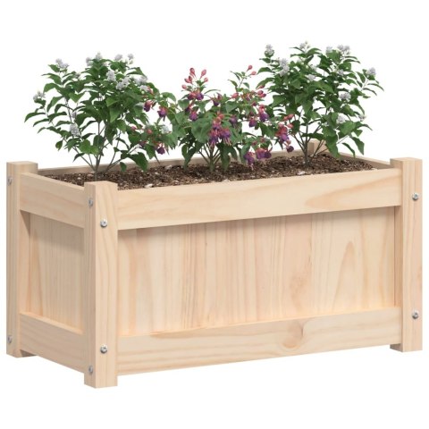 Donica ogrodowa, 60x31x31 cm, lite drewno sosnowe Donica ogrodowa, 60x31x31 cm, lite drewno sosnowe