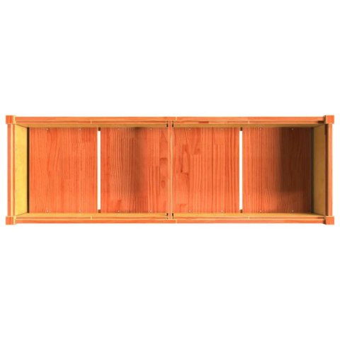 Donica ogrodowa, woskowy brąz, 150x50x70 cm, drewno sosnowe Donica ogrodowa, woskowy brąz, 150x50x70 cm, drewno sosnowe