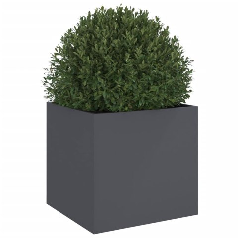 Donica, antracytowa, 49x47x46 cm, stal Donica, antracytowa, 49x47x46 cm, stal