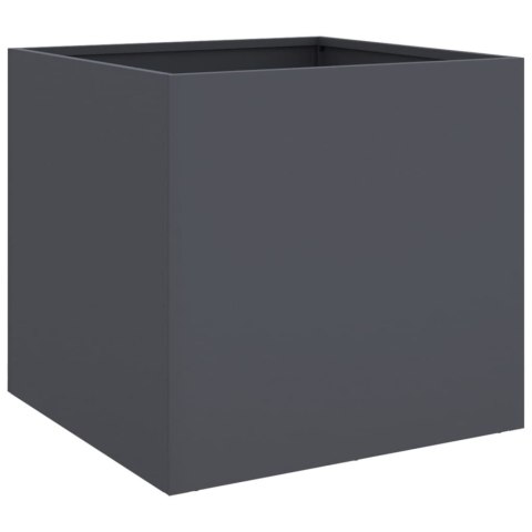 Donica, antracytowa, 49x47x46 cm, stal Donica, antracytowa, 49x47x46 cm, stal