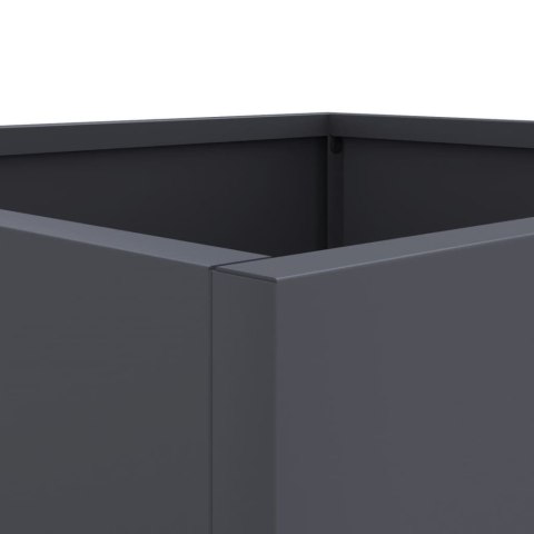 Donica, antracytowa, 49x47x46 cm, stal Donica, antracytowa, 49x47x46 cm, stal