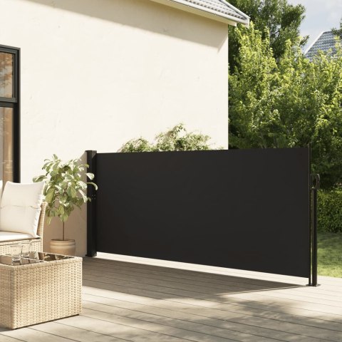  Zwijana markiza boczna, czarna, 120 x 600 cm