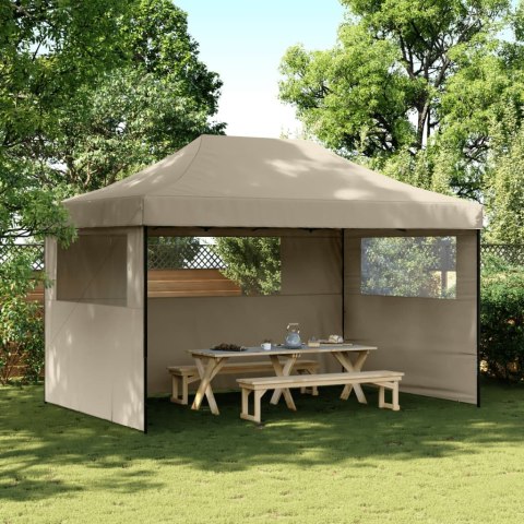  Namiot imprezowy typu pop-up z 3 ściankami, taupe