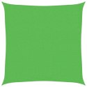  Żagiel przeciwsłoneczny, 160 g/m², jasnozielony, 3x3 m, HDPE