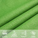  Żagiel przeciwsłoneczny, 160 g/m², jasnozielony, 3x3 m, HDPE