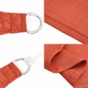  Żagiel przeciwsłoneczny, 160 g/m², terakotowy, 3x6 m, HDPE