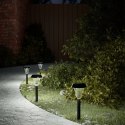  Solarne lampki ogrodowe, z kolcem, 12 szt., białe światło