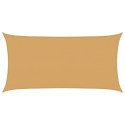  Żagiel przeciwsłoneczny, 160 g/m², piaskowy, 3x6 m, HDPE