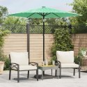  Parasol ogrodowy na stalowym słupku, zielony, 223x223x213 cm