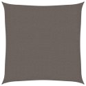  Żagiel przeciwsłoneczny, 160 g/m², antracytowy, 3x3 m, HDPE