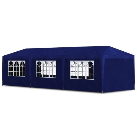 Namiot imprezowy, 3 x 9 m, niebieski Namiot imprezowy, 3 x 9 m, niebieski