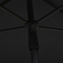  Parasol ogrodowy na słupku, 210x140 cm, antracytowy