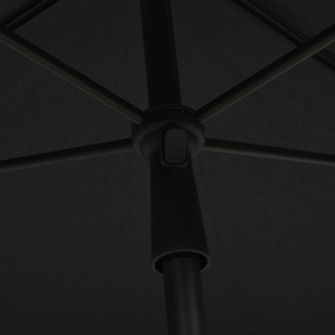 Parasol ogrodowy na słupku, 210x140 cm, antracytowy Parasol ogrodowy na słupku, 210x140 cm, antracytowy