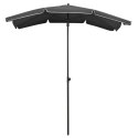  Parasol ogrodowy na słupku, 200x130 cm, antracytowy