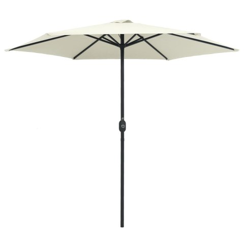 Parasol ogrodowy na aluminiowym słupku, 270x246 cm, piaskowy Parasol ogrodowy na aluminiowym słupku, 270x246 cm, piaskowy