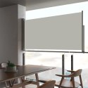  Wysuwana markiza boczna na taras, 80 x 300 cm, kremowa