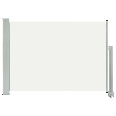 Wysuwana markiza boczna na taras, 80 x 300 cm, kremowa Wysuwana markiza boczna na taras, 80 x 300 cm, kremowa
