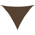  Żagiel przeciwsłoneczny, 160 g/m², brązowy, 3,5x3,5x4,9 m, HDPE