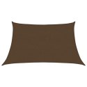  Żagiel przeciwsłoneczny, 160 g/m², brązowy, 3/4x2 m, HDPE