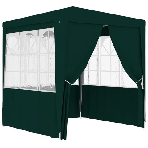 Namiot imprezowy ze ściankami, 2x2 m, zielony, 90 g/m² Namiot imprezowy ze ściankami, 2x2 m, zielony, 90 g/m²