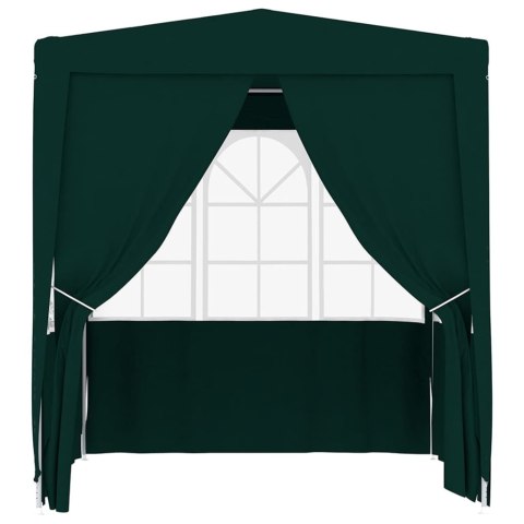 Namiot imprezowy ze ściankami, 2x2 m, zielony, 90 g/m² Namiot imprezowy ze ściankami, 2x2 m, zielony, 90 g/m²