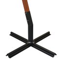  Parasol ogrodowy wiszący, na jodłowym słupku, czarny, 3x3 m