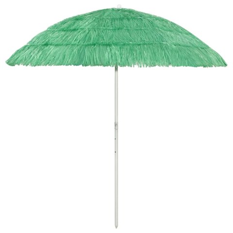  Parasol plażowy w hawajskim stylu, zielony, 240 cm