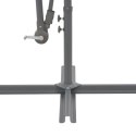  Parasol wiszący z aluminiowym słupkiem, 300 cm, niebieski