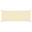  Żagiel przeciwsłoneczny, 160 g/m², kremowy, 2x4,5 m, HDPE