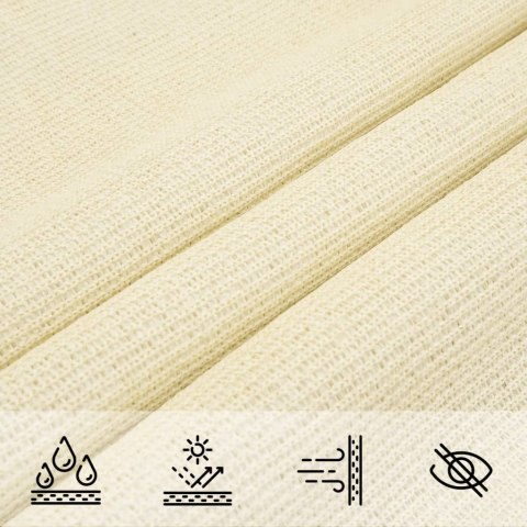 Żagiel przeciwsłoneczny, 160 g/m², kremowy, 2x4,5 m, HDPE Żagiel przeciwsłoneczny, 160 g/m², kremowy, 2x4,5 m, HDPE