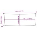  Żagiel przeciwsłoneczny, 160 g/m², kremowy, 2x4,5 m, HDPE