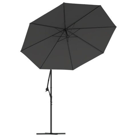 Zamienne pokrycie parasola ogrodowego, antracytowe, 350 cm Zamienne pokrycie parasola ogrodowego, antracytowe, 350 cm
