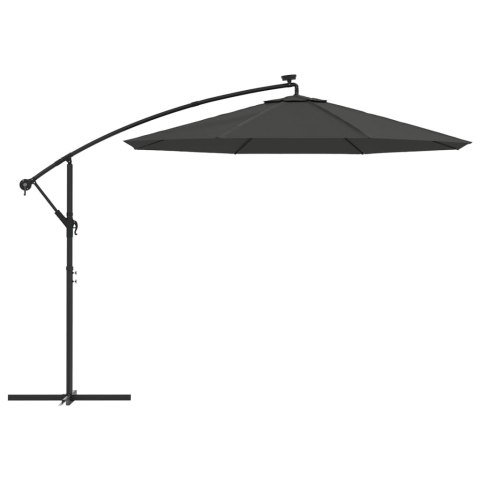Zamienne pokrycie parasola ogrodowego, antracytowe, 350 cm Zamienne pokrycie parasola ogrodowego, antracytowe, 350 cm