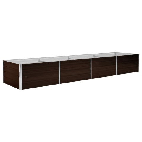 Podwyższona donica, brązowa, 320x80x45 cm, galwanizowana stal Podwyższona donica, brązowa, 320x80x45 cm, galwanizowana stal