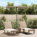  Parasol ogrodowy na aluminiowym słupku, 2x1,5 m, taupe