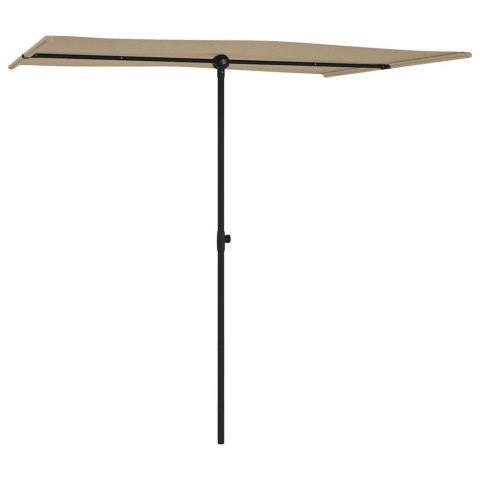 Parasol ogrodowy na aluminiowym słupku, 2x1,5 m, taupe Parasol ogrodowy na aluminiowym słupku, 2x1,5 m, taupe