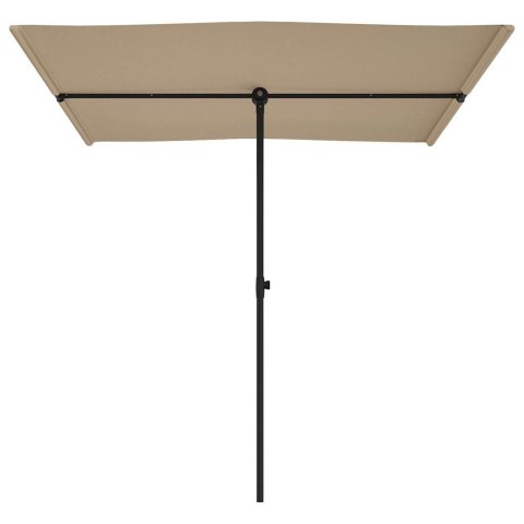 Parasol ogrodowy na aluminiowym słupku, 2x1,5 m, taupe Parasol ogrodowy na aluminiowym słupku, 2x1,5 m, taupe