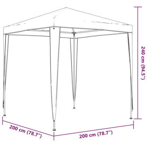 Profesjonalny namiot imprezowy, 2x2 m, zielony Profesjonalny namiot imprezowy, 2x2 m, zielony